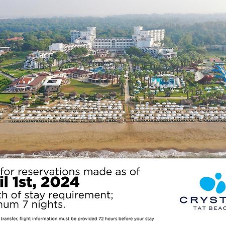 Crystal Tat Beach Golf Resort & Spa Belek Ngoại thất bức ảnh